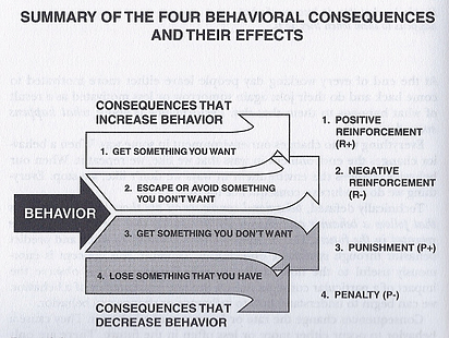 Summary of the 4 Behavioral Consequences & Their Effects resized 600