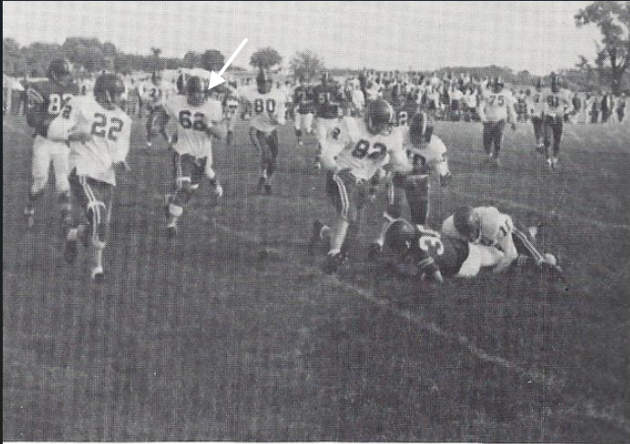 1969 Princeton High School Football Team ID Gary #62 