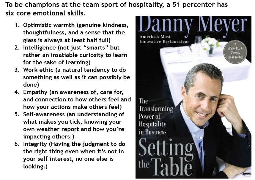 51% Presenter Has SIX Core Emotional Skills - Danny Meyer Setting the Table 