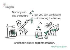 Alex Osterwalder Nobody can see the future Participate by experimentation