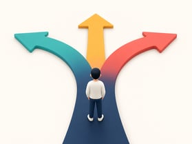 Choices - One choice, three paths
