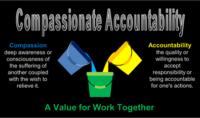 Compassionate Accountability - A Value for Work Together