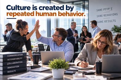 Culture is created by repeated human behavior. 9-21-26