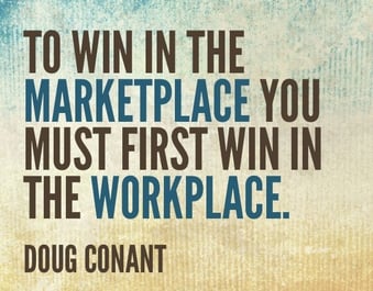 Doug Conant - To win in the Marketplace you must first win in the Workplace