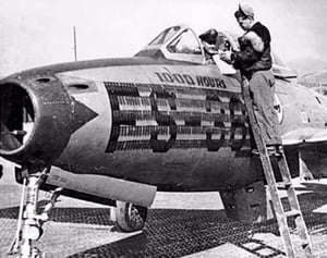 Engineer measuring Jet Pilot Seat