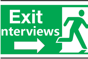 Exit Interview Sign