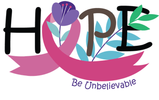 Final Logo Cancer Cured - Make it Unbelievable - HOPE