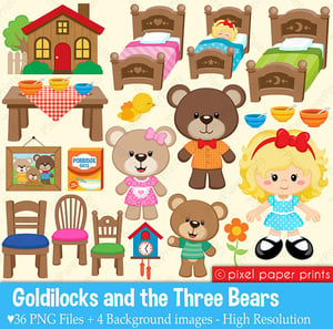 Goldilocks & 3 Bears