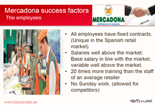 Mercadona Success Factors - Employees