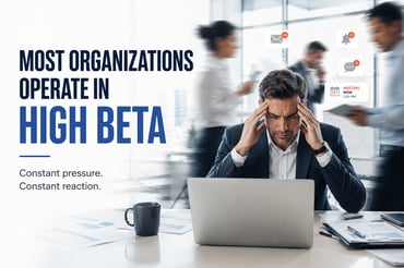Most Organizations Operate in High Beta 6-01-26