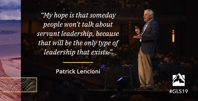 Patrick Lencioni Servant Leadership Quote