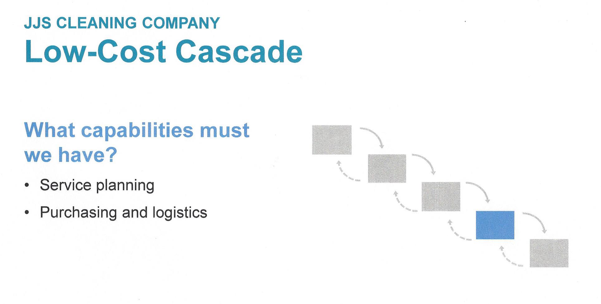 Play to Win - Low-Cost Cascade - Capabilities