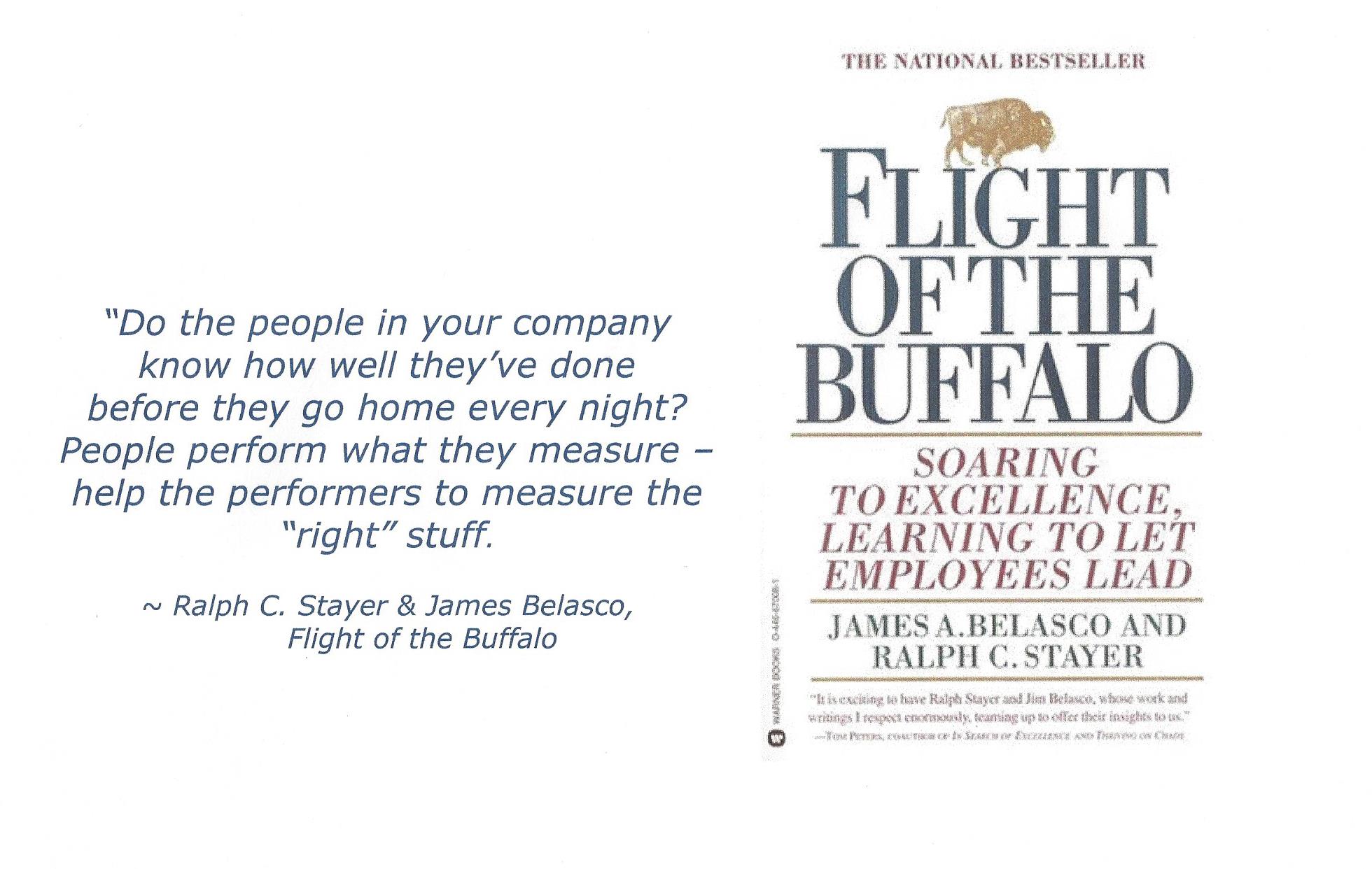 Ralph Stayers Right Stuff Quote - Flight of the Buffalo