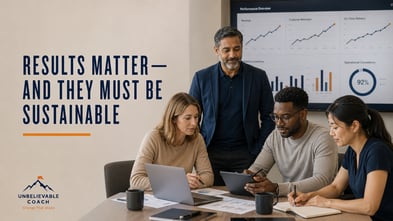 Results Matter—And They Must Be Sustainable 8-10-26
