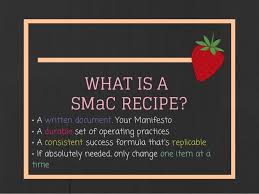 SMaC Recipe chalkborad