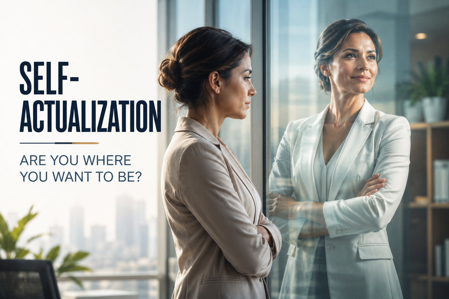 Self-actualization - Are You Where You Want to Be (Intro for 6-8-26 blog)