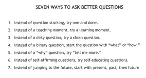 Seven Ways to Ask Better Questions (Language is Leadership)