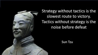 Sun Tzu Strategy without Tactics Quote