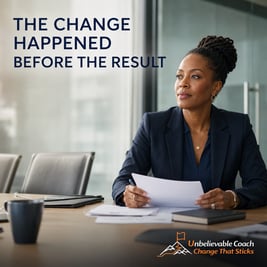 The Change Happened Before the Result 8-17-26