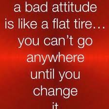 The Energy Bus Quote - Bad Attitude Like a Flat Tire-1