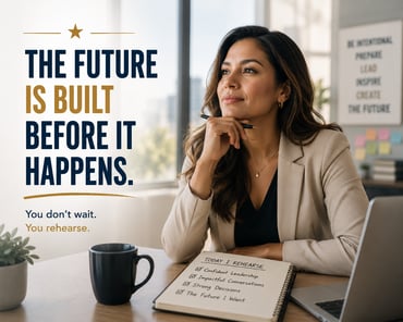 The Future Is Built Before It Happens - Rising Leader (Latina woman) 7-13-26