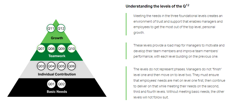 The Levels of Q12