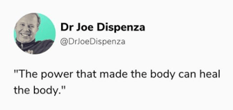 The Power that made the body can heal the body Dr. Joe Dispensa-1