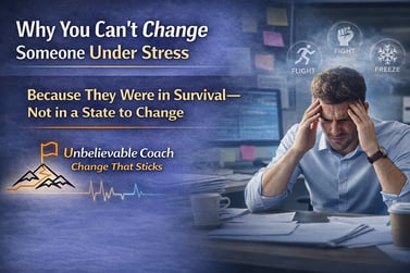 Why You Cant Change Someone Under Stress - 4-13-26