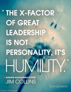 X Factor of Leadership - Humilty - Jim Collins