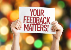 Your Feedback Matters placard with bokeh background-1