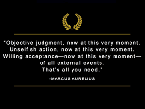 3 Disciplines to Overcome Obstacles Objective Judgement, Unselfish Action, Willing Acceptance marcus-quote.png