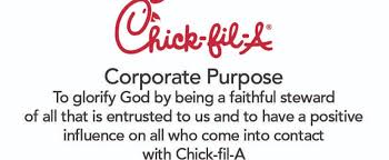 Chick fil a Core Purpose-1